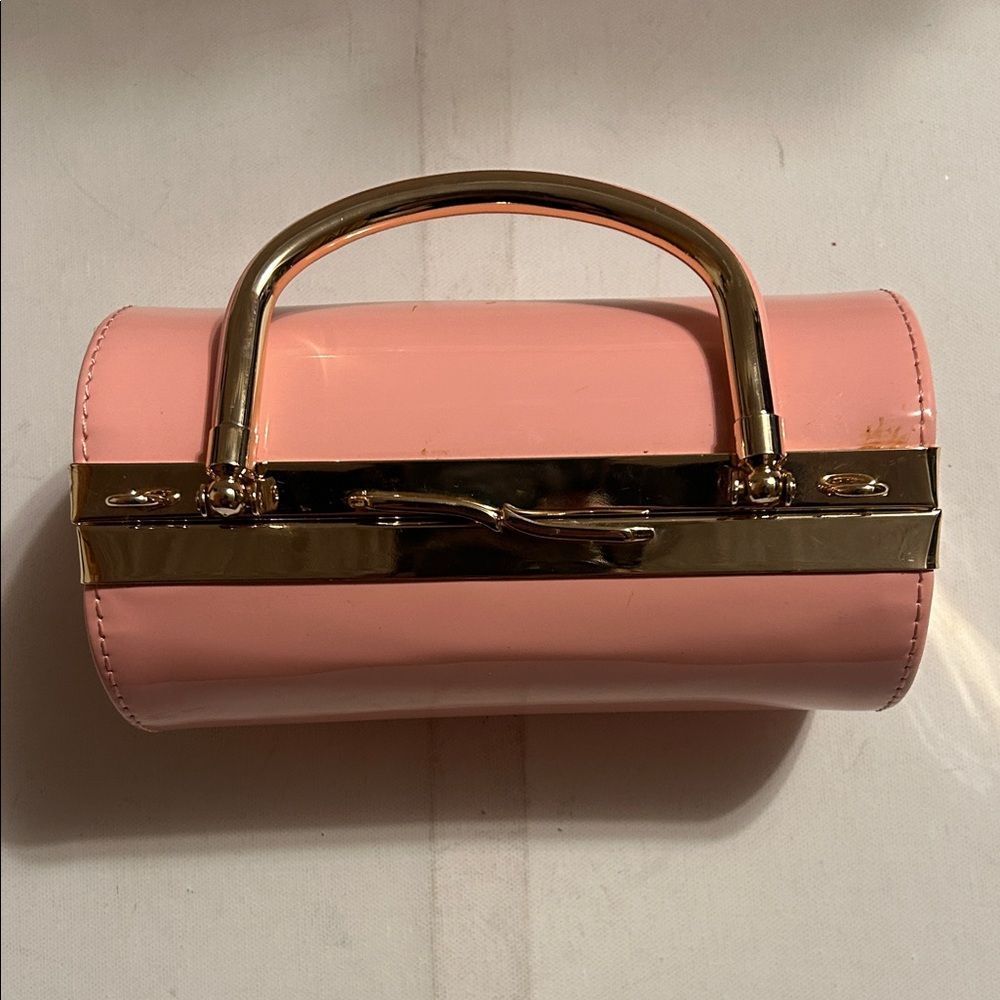 Kate Landry Blush Pink Wristlet with Gold Accent